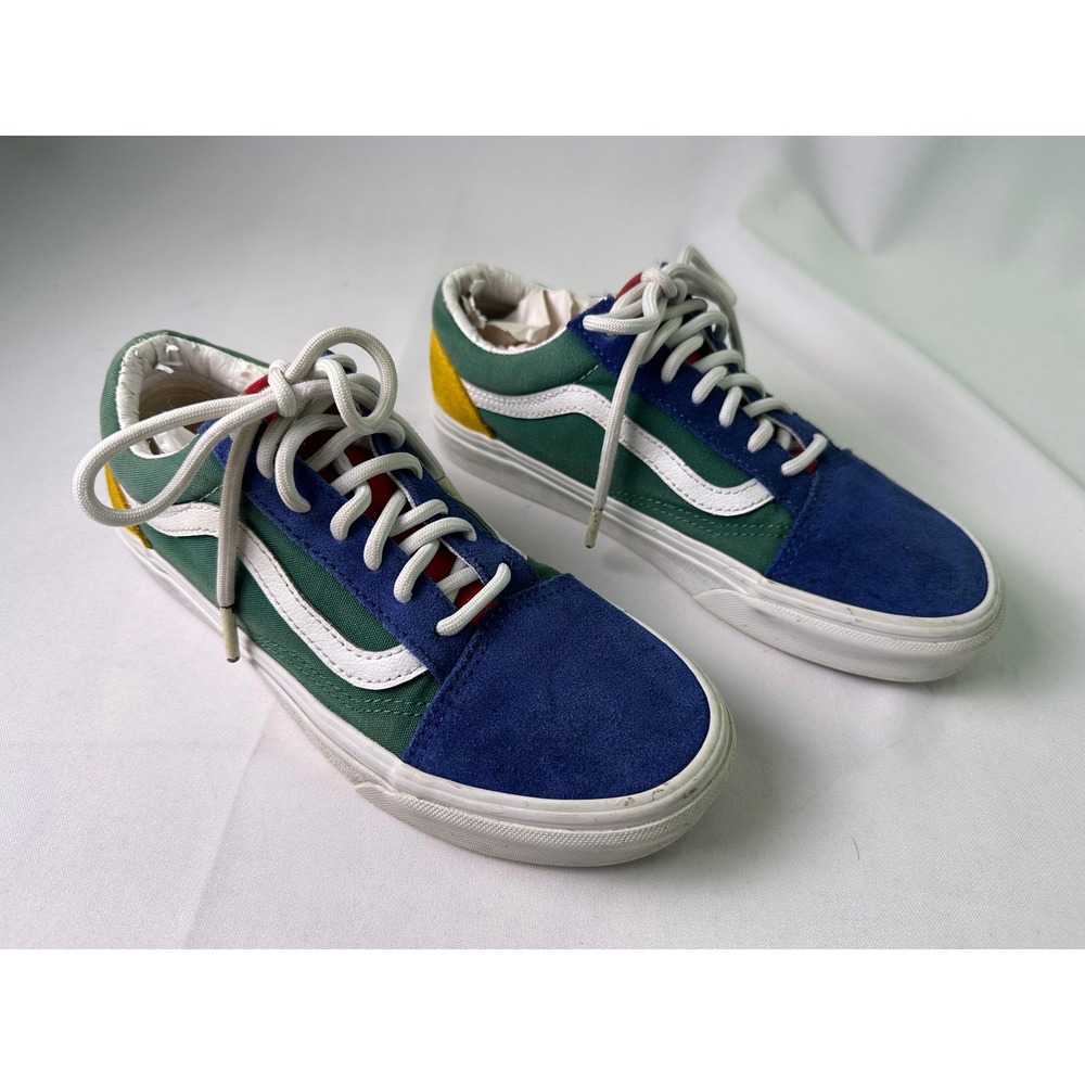 Vans Old Skool Yacht Club Multicolor Skate Shoe Men 5 Women 6.5 Colorblock Suede